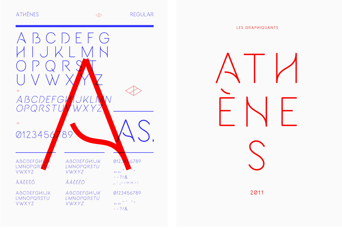 Typographies - Athènes - Les Graphiquants