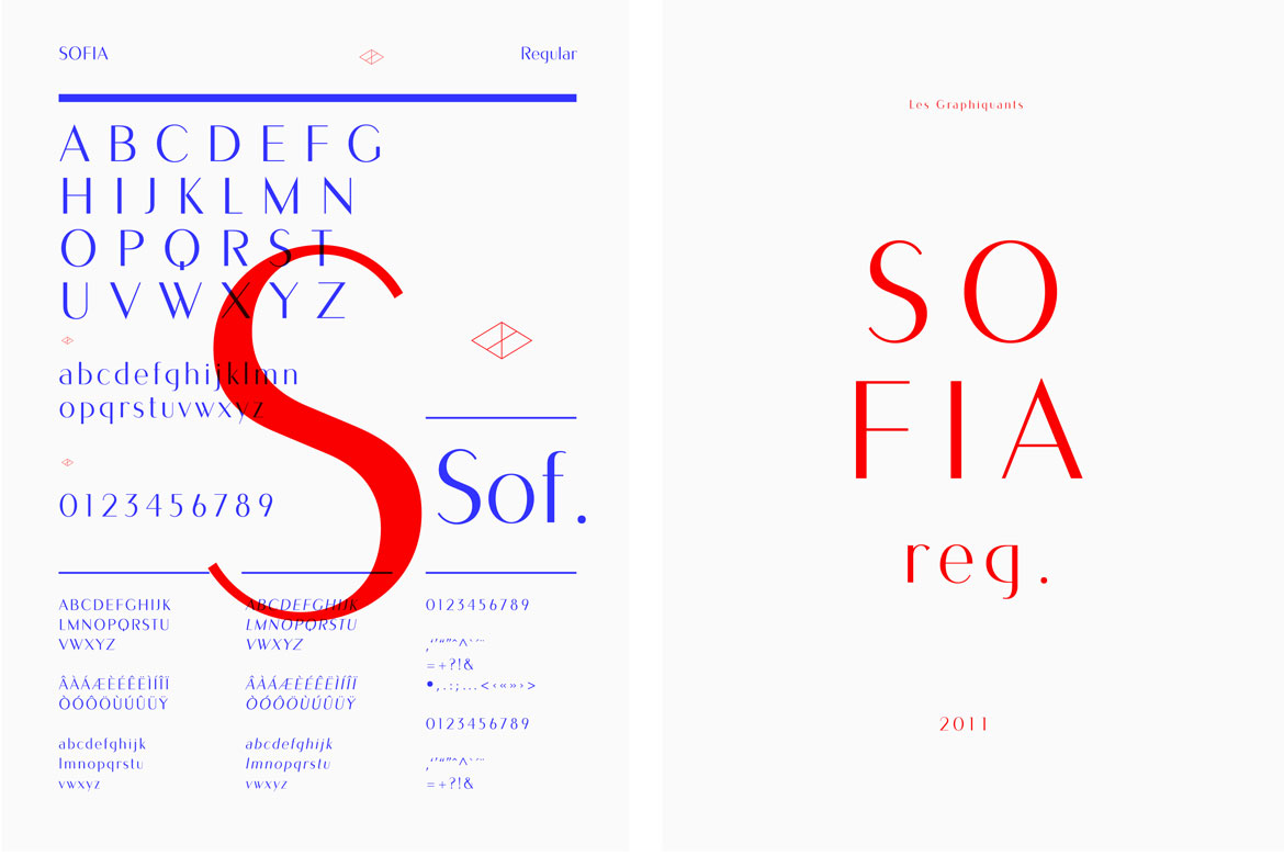 Typographies - Sofia - Les Graphiquants