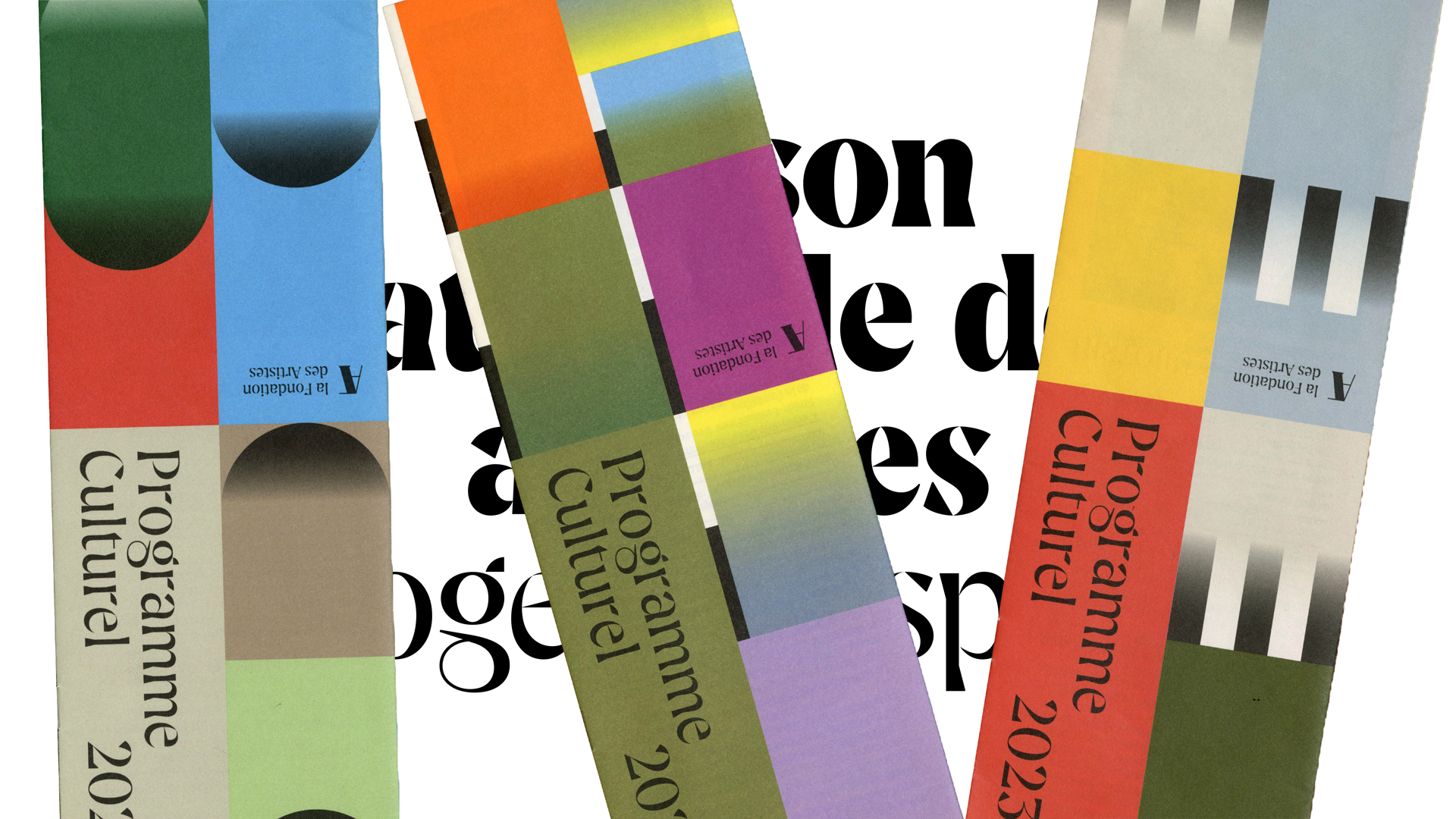 Fondation des Artistes, Visual identity — 01