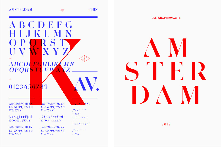 Typography - Amsterdam - Les Graphiquants